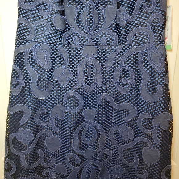 Julia Jordan Embroidered Applique Fit and Flare Dress Size 8 - Picture 5 of 13